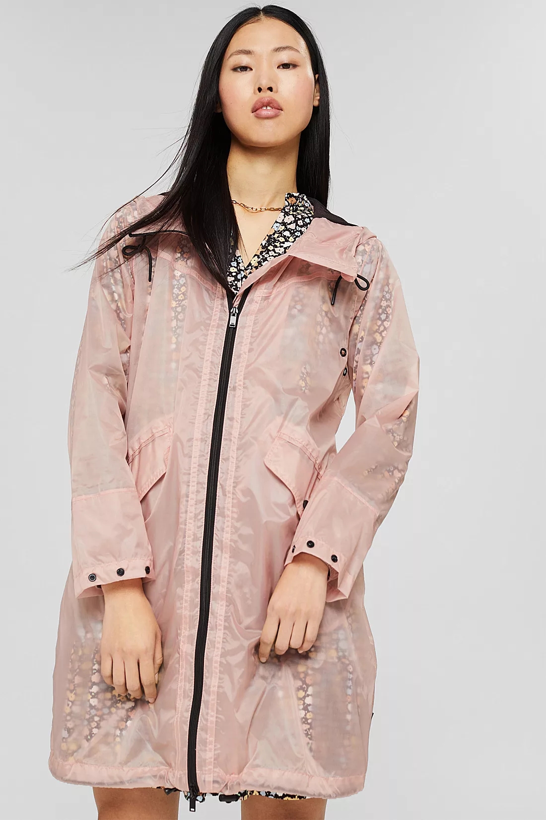 esprit manteau rose