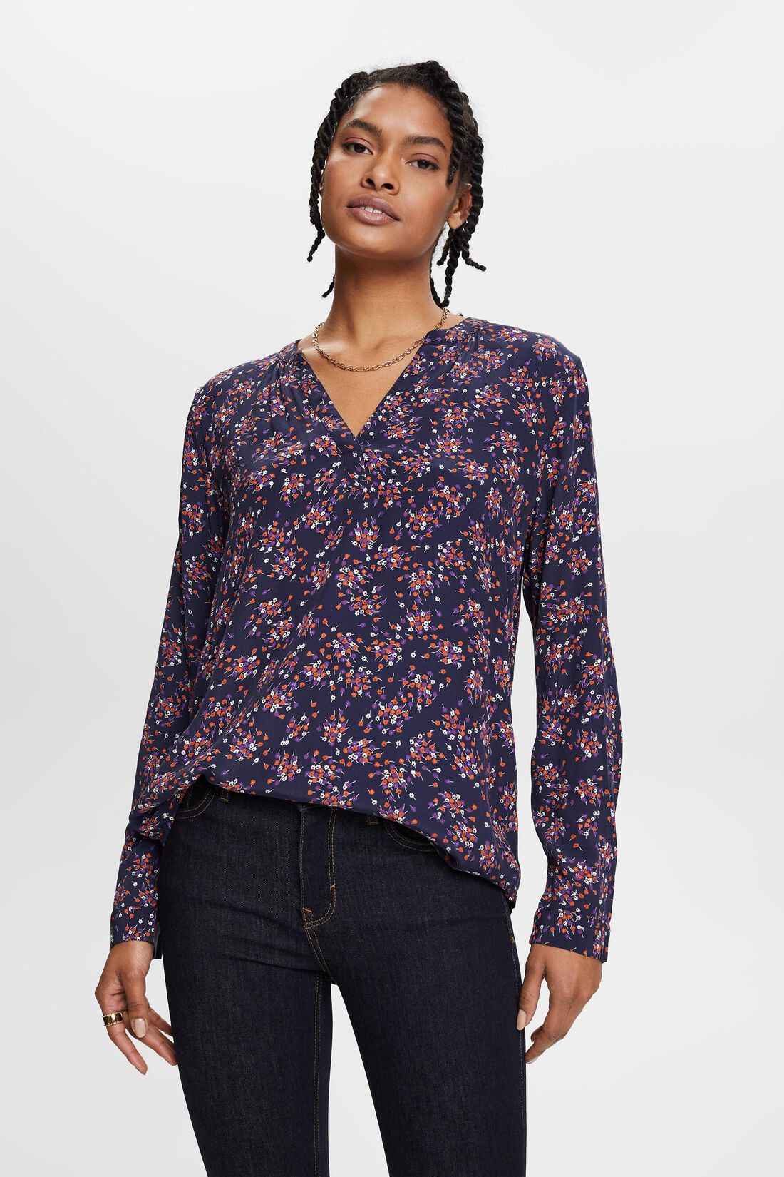 Chemise sales crepe femme