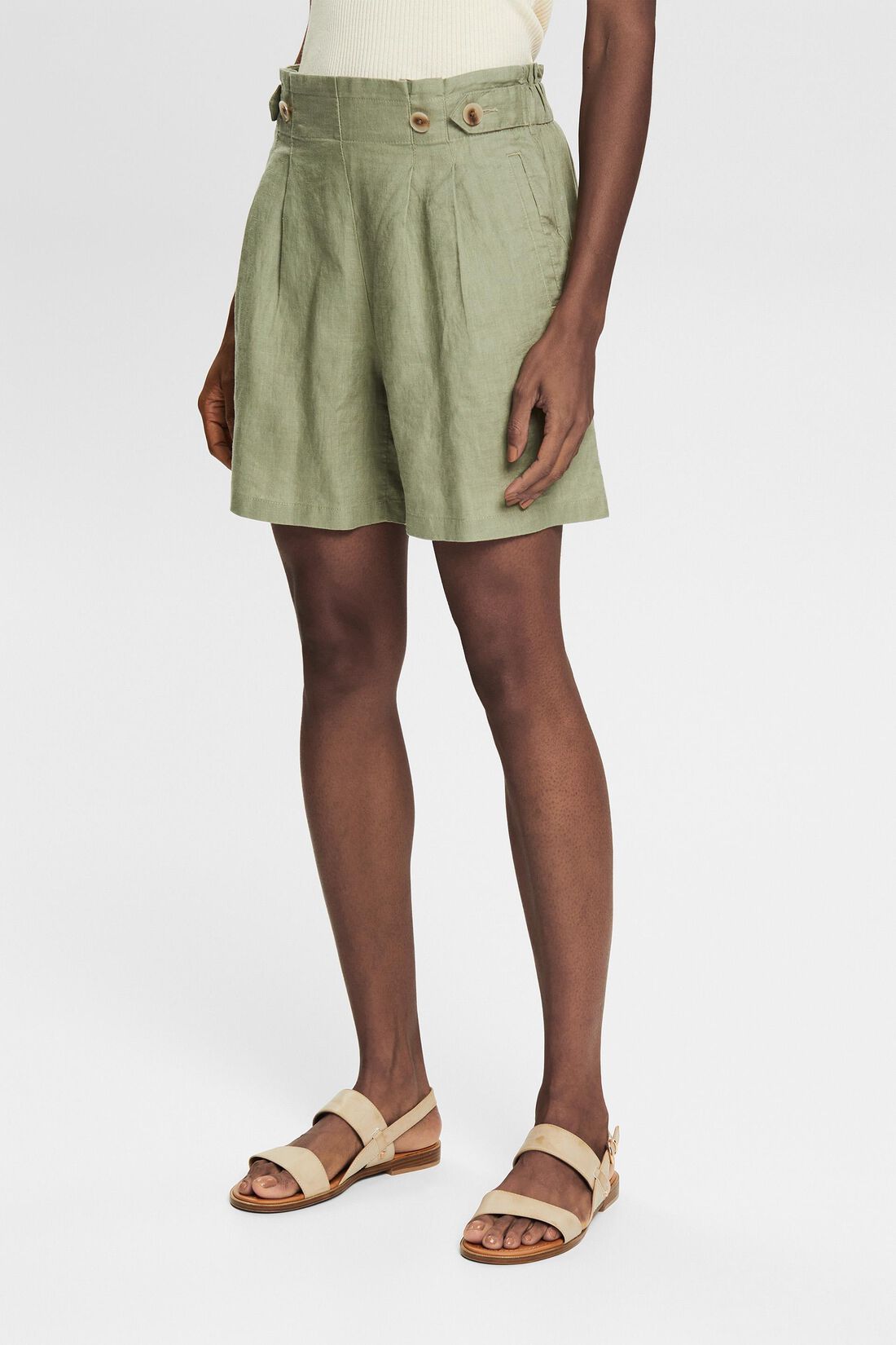 ESPRIT Pantalones Cortos De Mezclilla Para Mujer, 904/Blue Bleached, 26