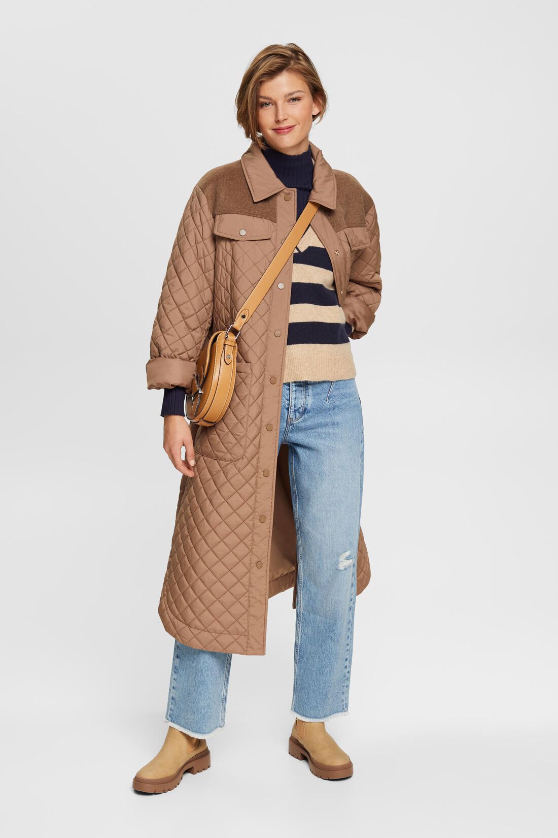 ESPRIT Jeans Donna – Pantaloni Leggeri E Comodi Con Tasche, Vestibilità Casual