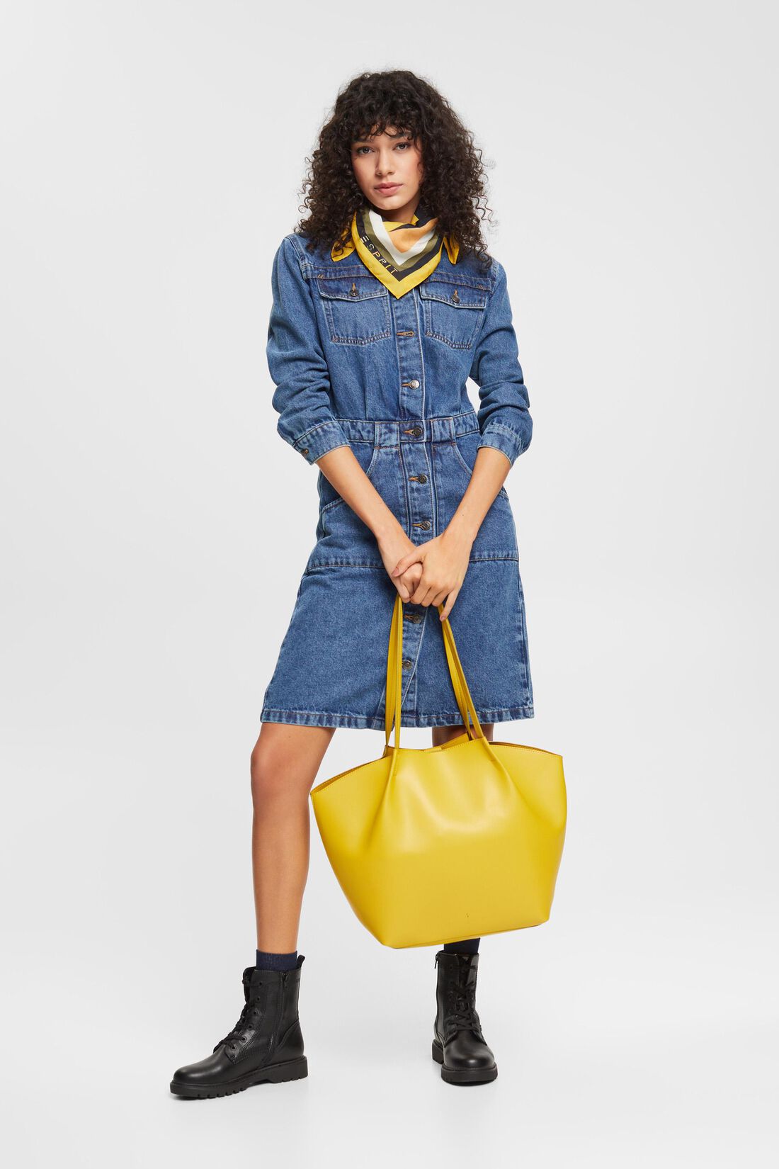 robe femme ESPRIT sus denim dress kornerdenim