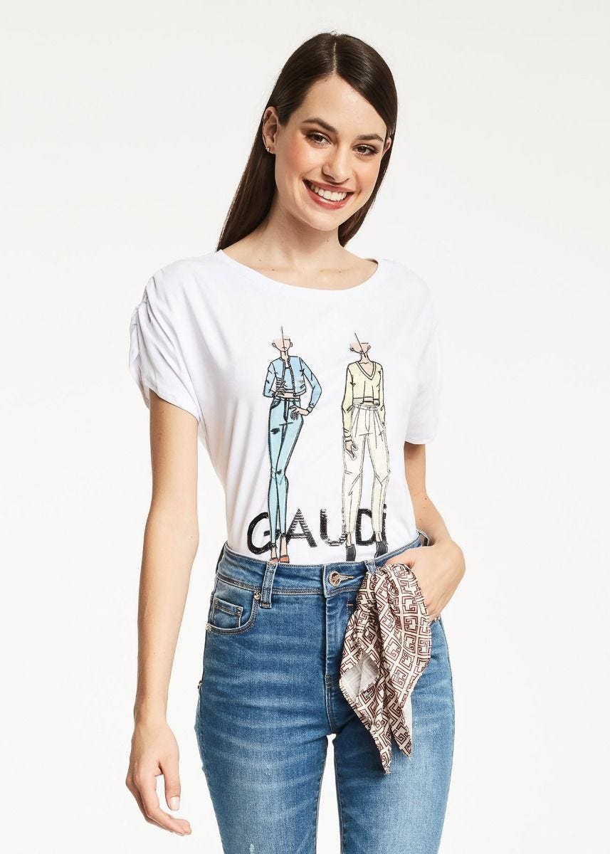 T shirt gaudi femme hotsell
