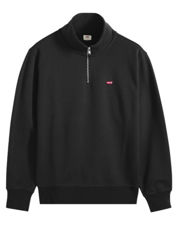 maillot homme  levi's lse_original hm 1/4 zip coffee