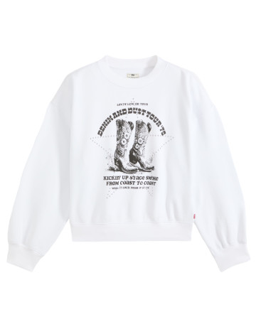 sweat-shirt femme  levi's gr vintage boxy crew sweatshir