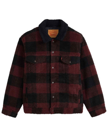 cazadora homme  levi's type 3 ext sherpa trucker