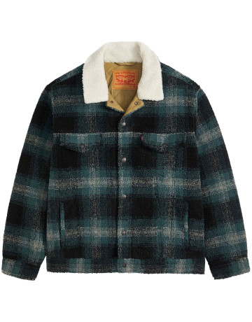 cazadora homme  levi's type 3 ext sherpa trucker
