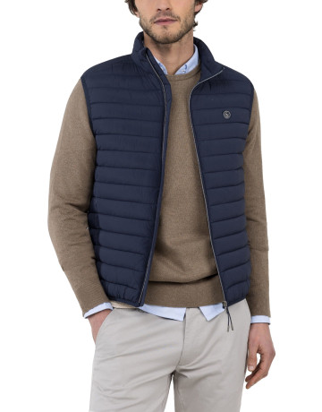 cazadora homme  el ganso veste básico acolchado marin