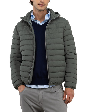 cazadora homme  el ganso blouson acolchada básica verd