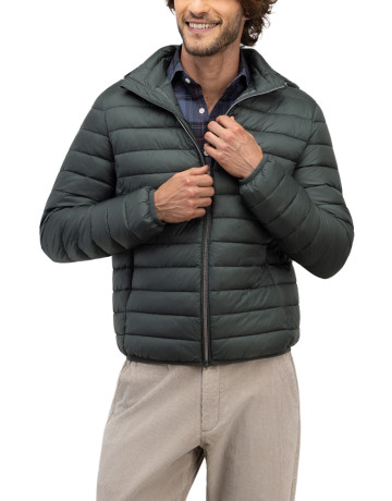 cazadora homme  el ganso blouson básica acolchada verd