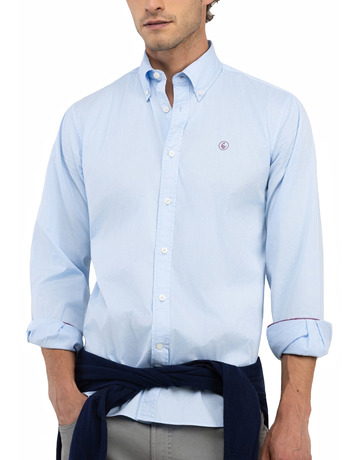chemise homme  el ganso chemise garment dyed algodón ce
