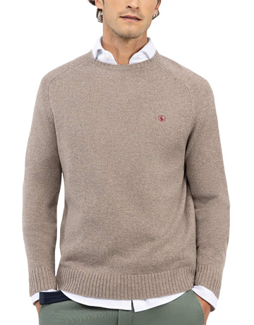 maillot homme  el ganso maillot merino cuello caja beig