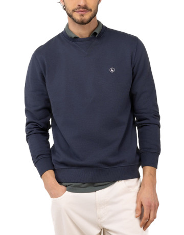 sweat-shirt homme  el ganso sweat-shirt cuello caja marino