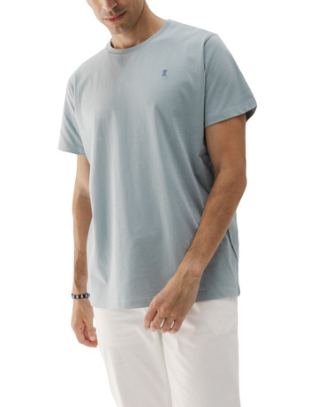 t-shirt homme  el pulpo t-shirt básica bordado azul g
