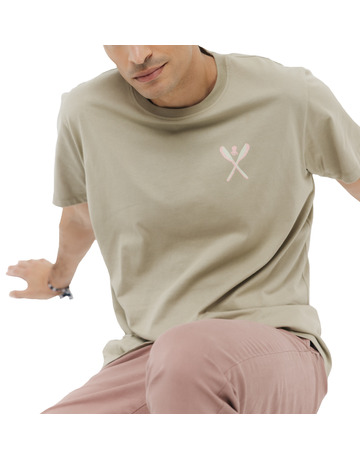 t-shirt homme  el pulpo t-shirt palas dibujadas verde