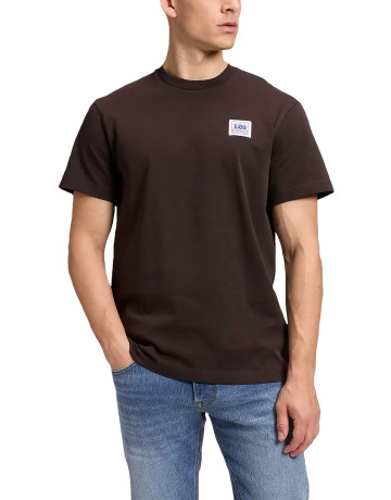 t-shirt homme  lee workwear tee chocolate torte