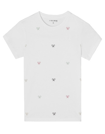 t-shirt garçon  silbon t-shirt kids multiraquetas bl