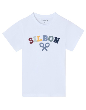 t-shirt garçon  silbon t-shirt kids raqueta media mu