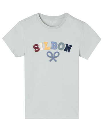 t-shirt garçon  silbon t-shirt kids raqueta media mu