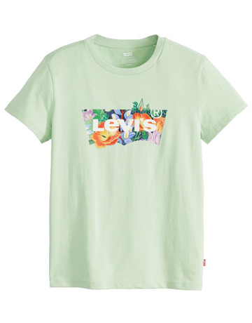 t-shirt femme  levi's the perfect tee greens