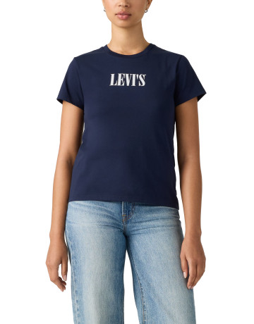 t-shirt femme  levi's the perfect tee serif stud out