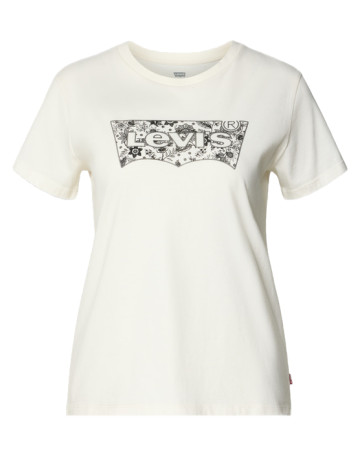 t-shirt femme  levi's the perfect tee floral bandana