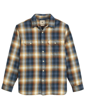 chemise homme  levi's jackson worker warwick plaid v