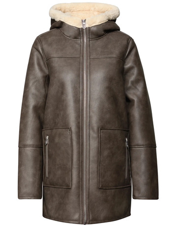 manteau femme  street mid length hoody doubleface fa