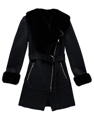 Ajouter au chariot manteau femme  salsa long shearling coat manteau femme  salsa long shearling coat