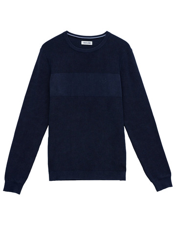 maillot homme  salsa jeans waffle knit sweater garment dy