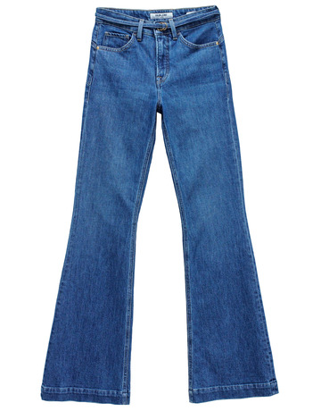 jeans femme  salsa jeans faith flare w/ belt
