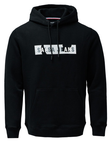 sweat-shirt homme  salsa jeans french terry hoodie branding h