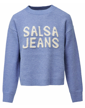 sweat-shirt femme  salsa jeans knitted branding jumper