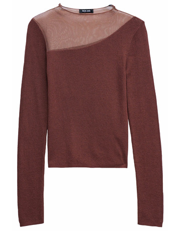 maillot femme  salsa jeans long sleeve w/ asymmetrical ne