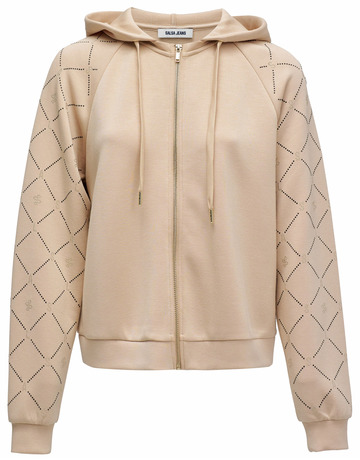 sweat-shirt femme  salsa jeans branding zipped hooddie