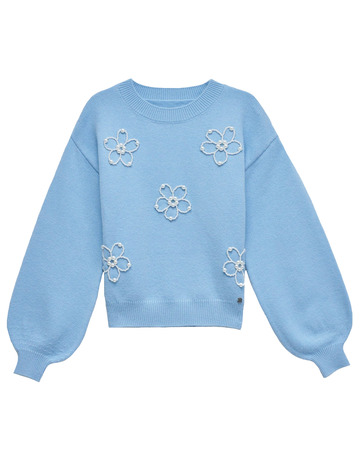 sweat-shirt femme  salsa jeans sweater with pearls