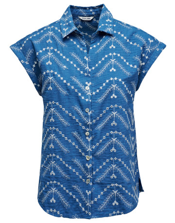 femme shirt w/ embroidery 852