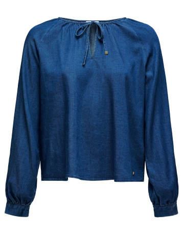 chemise femme  salsa jeans blouse w/ sleeve detail