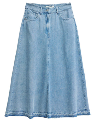 robe femme  salsa jeans lightdenim skirt