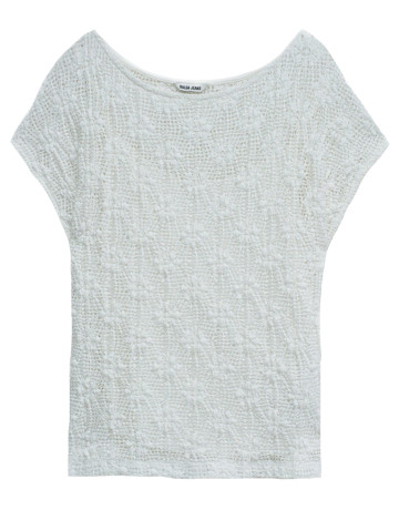 t-shirt femme  salsa jeans fashion lace t-shirt w/ inner