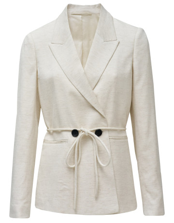 manteau femme  salsa jeans blazer with belt