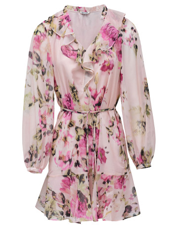 femme a-line dress w/front ruffles & 612