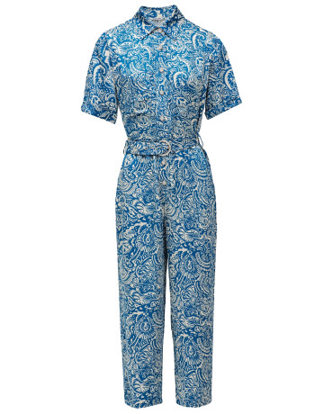 singe femme  salsa jeans short-sleeved print jumpsuit