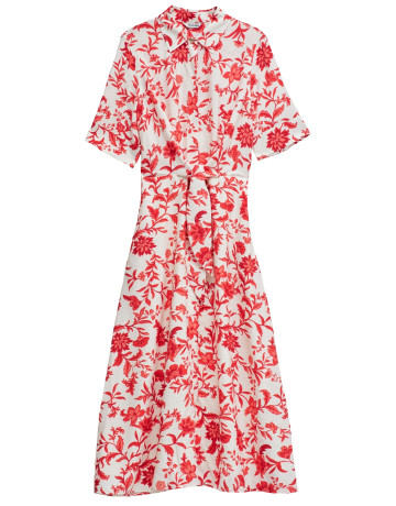 robe femme  salsa jeans midi shirt dress w/ belt