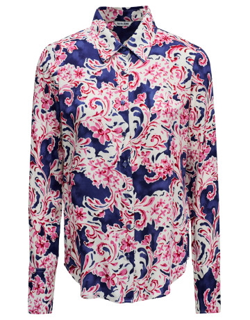 chemise femme  salsa jeans basic shirt front button up cl