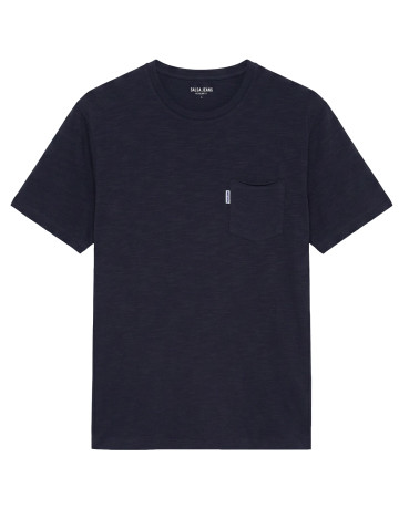 t-shirt homme  salsa jeans t-shirt regular fit slub jerse