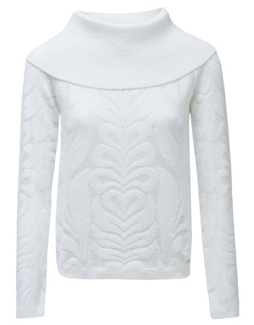 maillot femme  salsa jeans jacquard flowers sweater