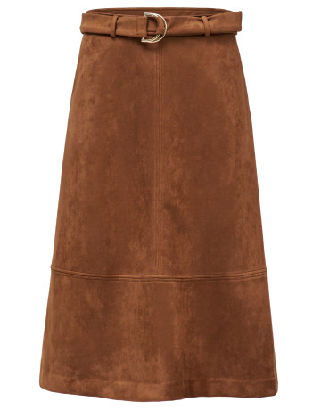 femme suede midi skirt 930