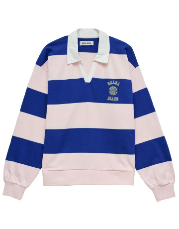 sweat-shirt femme  salsa jeans color block sweatshirt w/ pôle