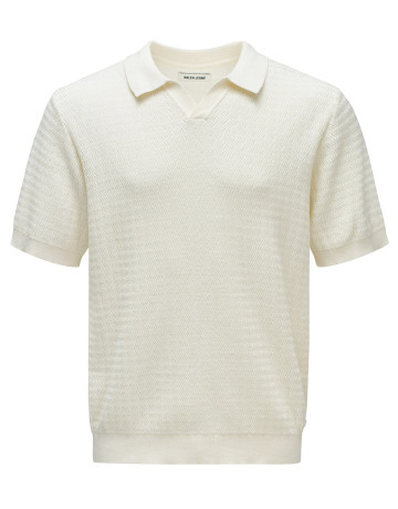 pôle homme  salsa jeans pôle regular fit textured knit