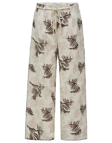 pantalon femme  salsa jeans pants all-over embroidery